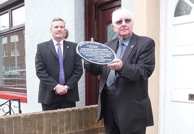 Arthur Holmes Blue Plaque