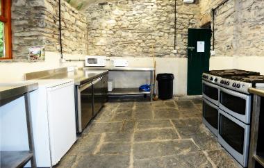 Camping barn kitchen