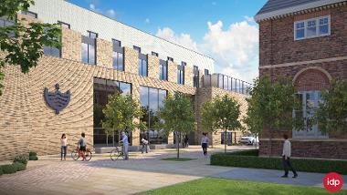 Artist's impression of the new college campus