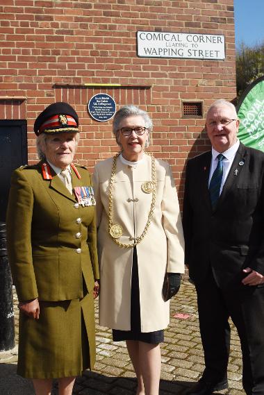 Deputy Lord Lieutenant of Tyne and Wear, Col Ann Clouston, the Mayor, Deputy Mayor.