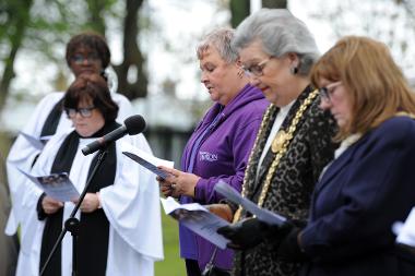 Mayor of South Tyneside, Councillor Pat Hay, was joined by members of the clergy and union representatives to pay tribute on Workers’ Memorial Day.