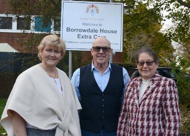 The Leader, Cllr Tracey Dixon, is pictured with Steve Wilkes and Cllr Ruth Berkley