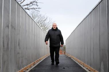 The Monkton Terrace Footbridge refurbishments works have been completed.