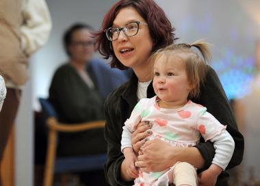 Louise with daughter Kairi