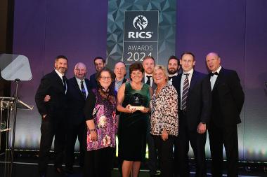 front row L-R Cllrs Ruth Berkley, Jane Carter and Liz McHugh at the awards